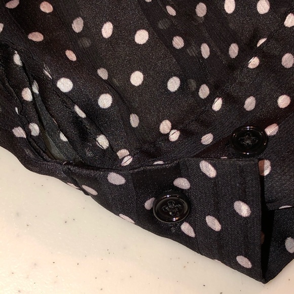 Preloved Lane Bryant Sheer Cold Shoulder Top B6 - Picture 5 of 7